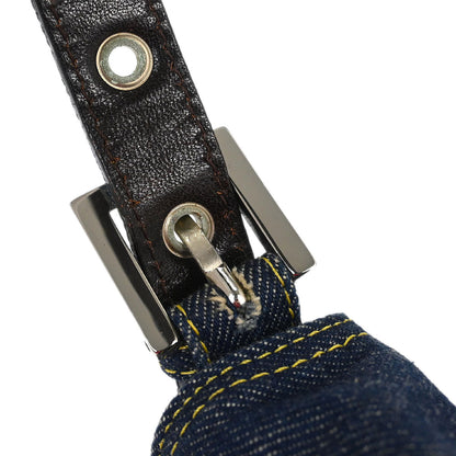 Fendi Navy Denim Baguette Handbag
