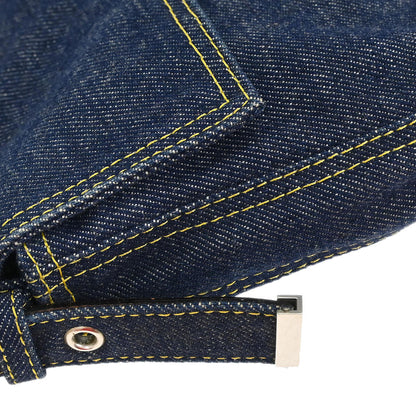 Fendi Navy Denim Baguette Handbag