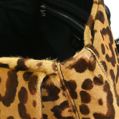 Fendi * Brown Pony Hair Leopard Print Handbag