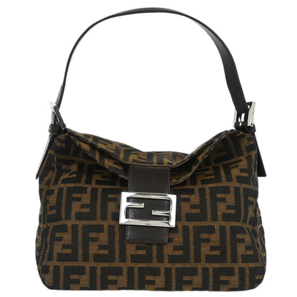Fendi Brown Canvas Zucca Handbag