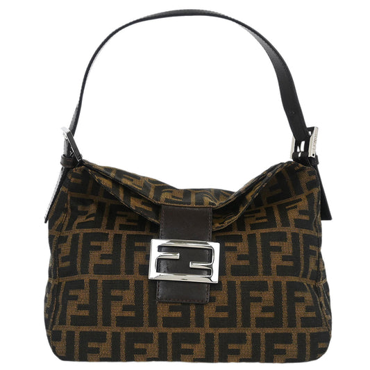 Fendi Brown Canvas Zucca Handbag