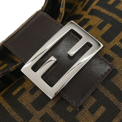 Fendi Brown Canvas Zucca Handbag