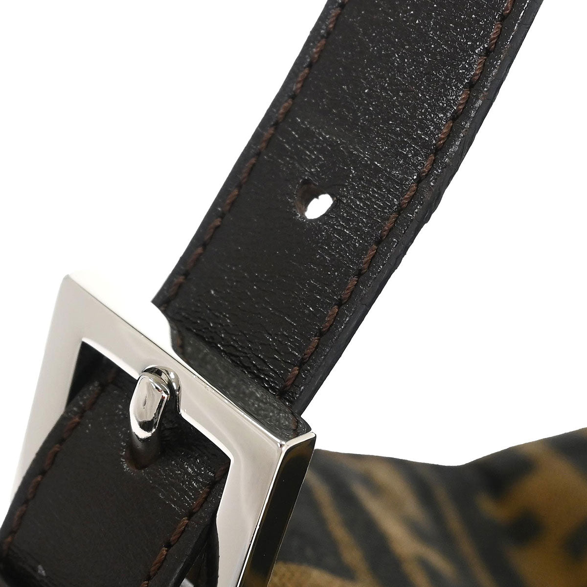 Fendi Brown Canvas Zucca Handbag