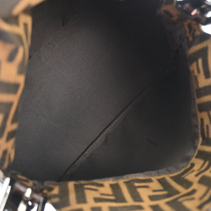 Fendi Brown Canvas Zucca Handbag