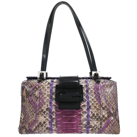 Fendi * Purple Python Handbag