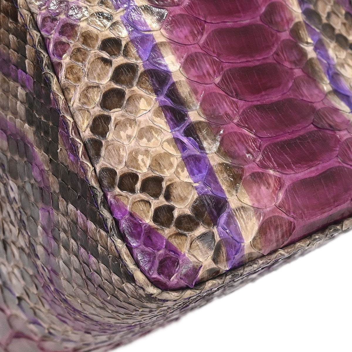 Fendi * Purple Python Handbag
