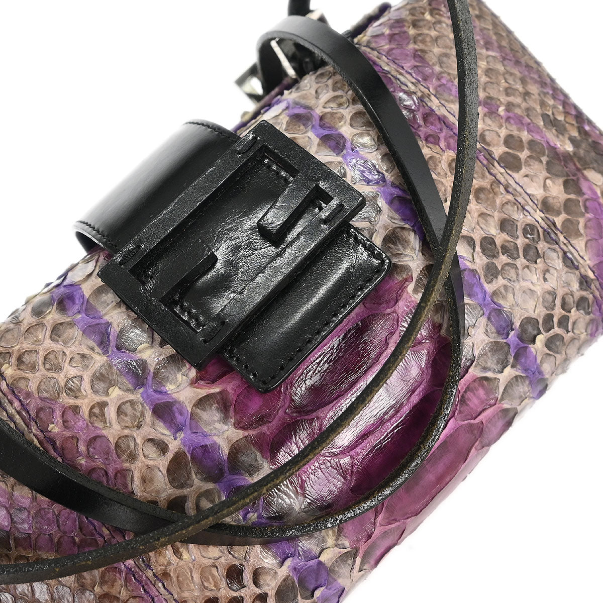 Fendi * Purple Python Handbag