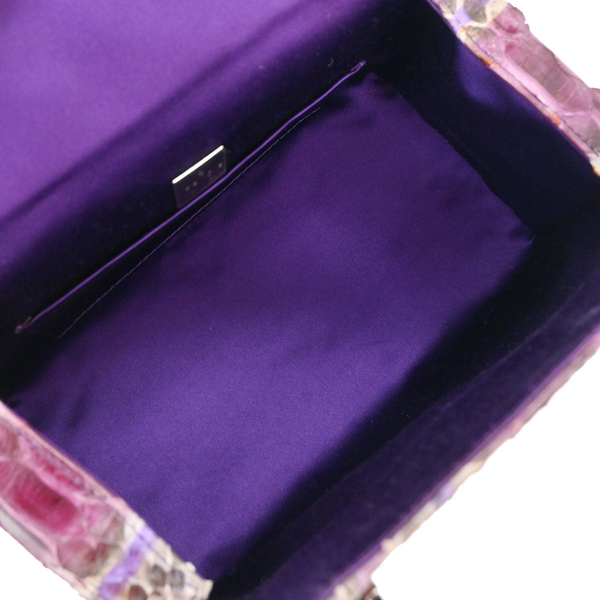 Fendi * Purple Python Handbag