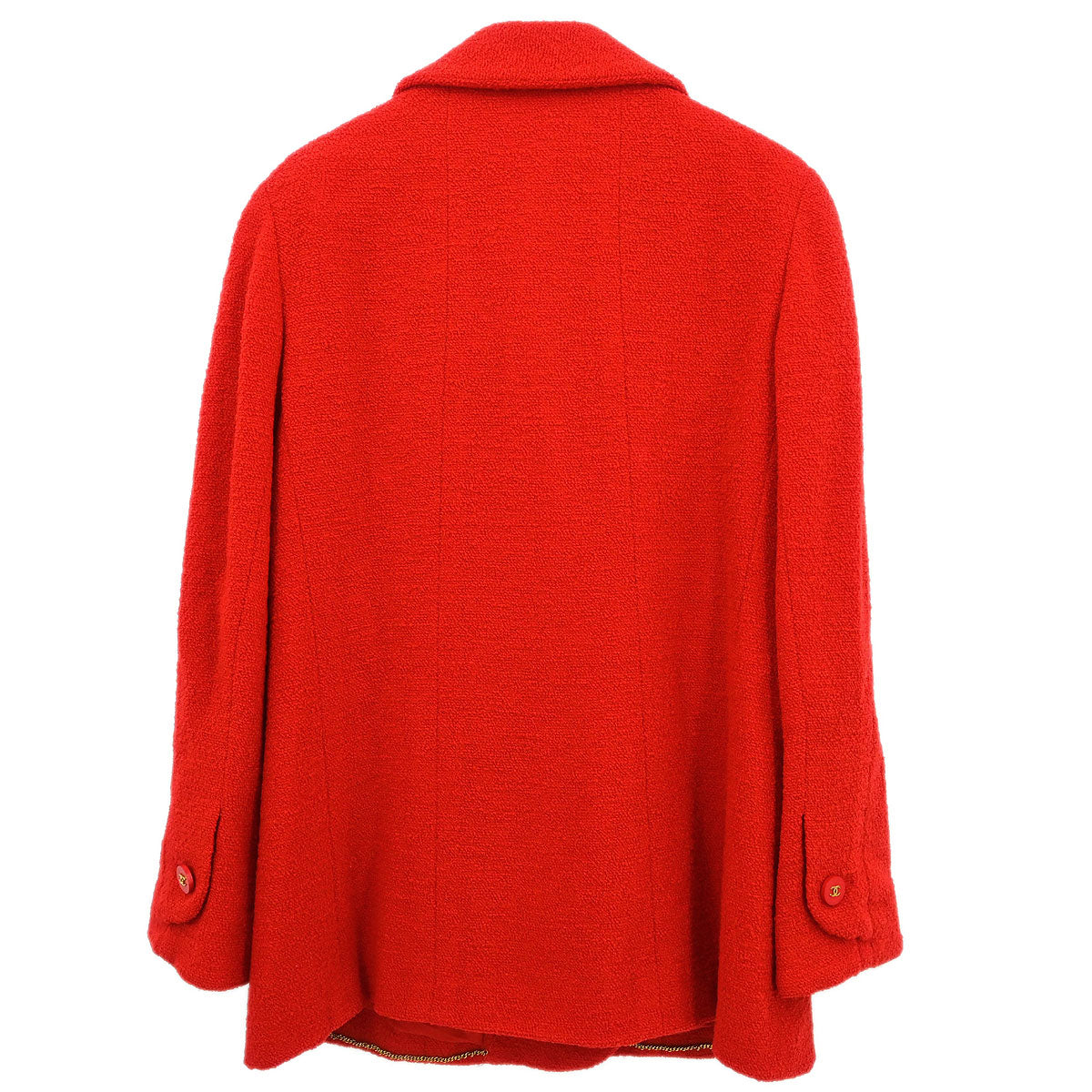 Chanel 1994 Double Breasted Jacket Red #44