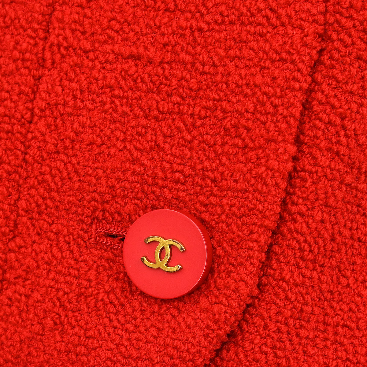 Chanel 1994 Double Breasted Jacket Red #44