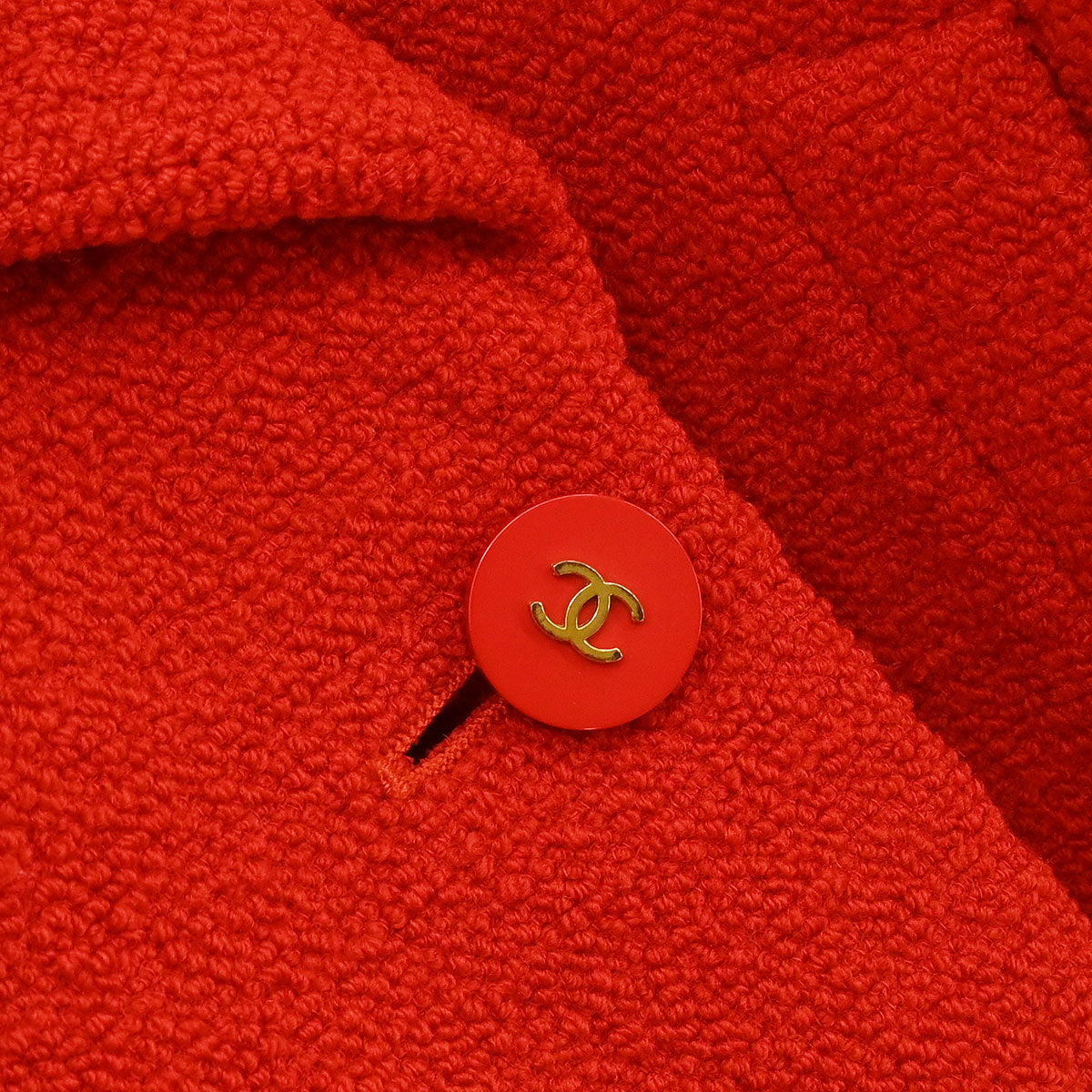 Chanel 1994 Double Breasted Jacket Red #44