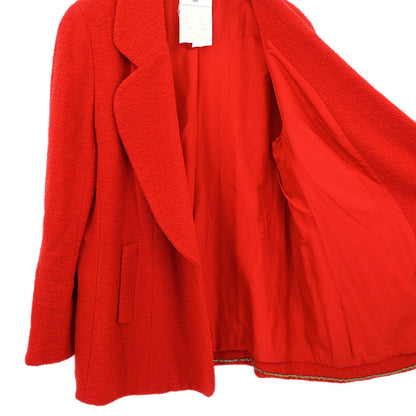 Chanel 1994 Double Breasted Jacket Red #44