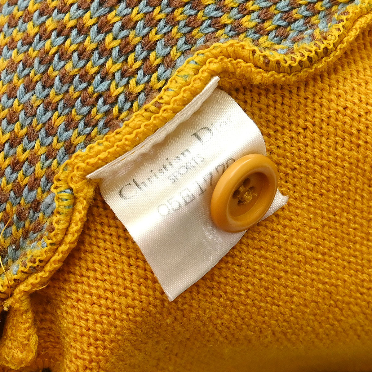 Christian Dior Cardigan Yellow #M