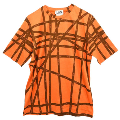Hermes T-shirt Top Light Orange #M