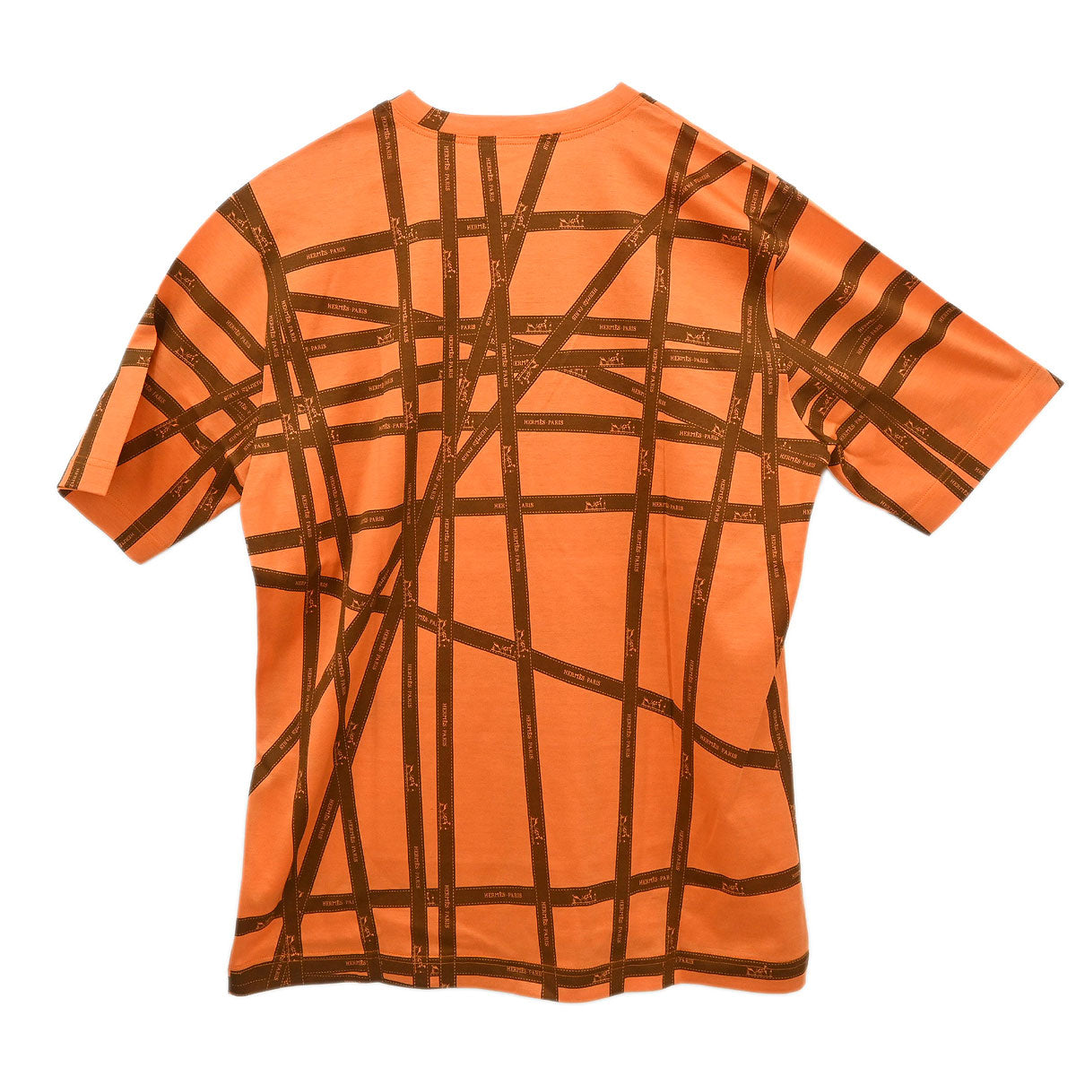 Hermes T-shirt Top Light Orange #M