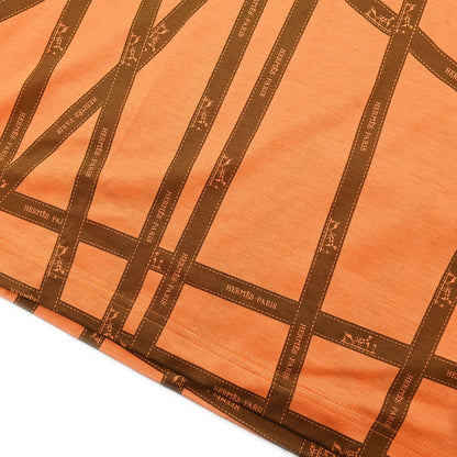 Hermes T-shirt Top Light Orange #M