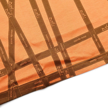Hermes T-shirt Top Light Orange #M