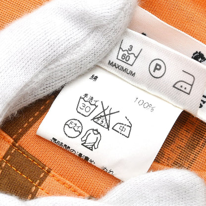 Hermes T-shirt Top Light Orange #M