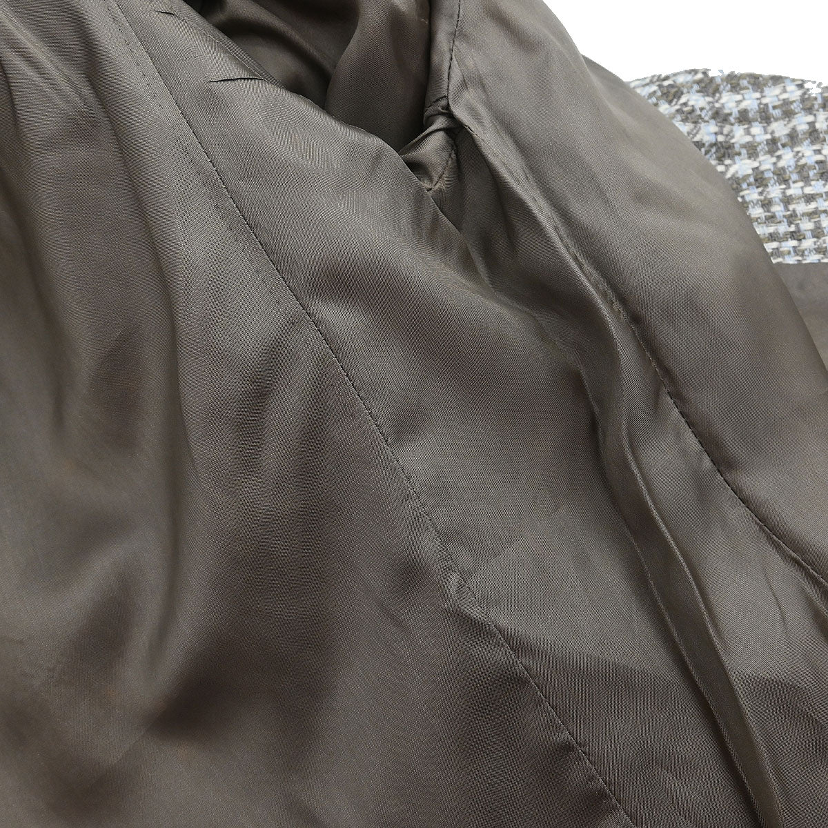 Celine Setup Suit Jacket Skirt Brown #44