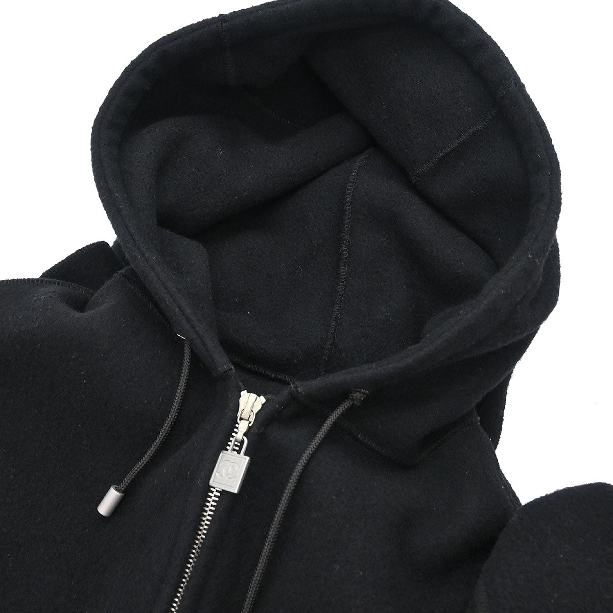 Chanel 2003 Sport Line Zip Up Jacket Black #36