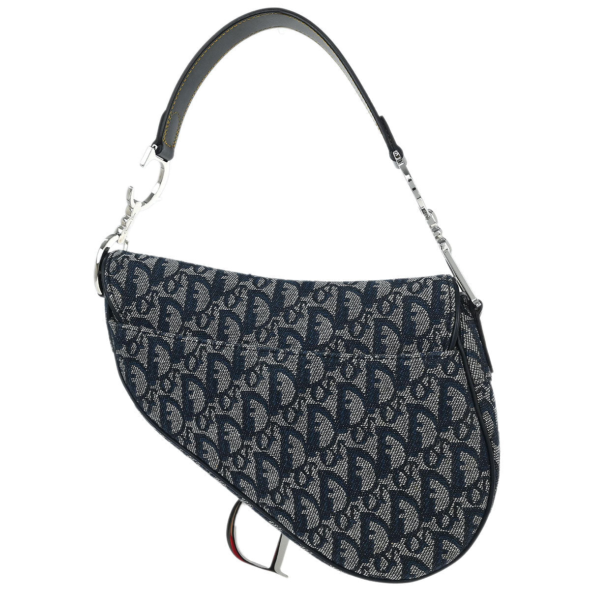 Christian Dior Navy Trotter Saddle Handbag