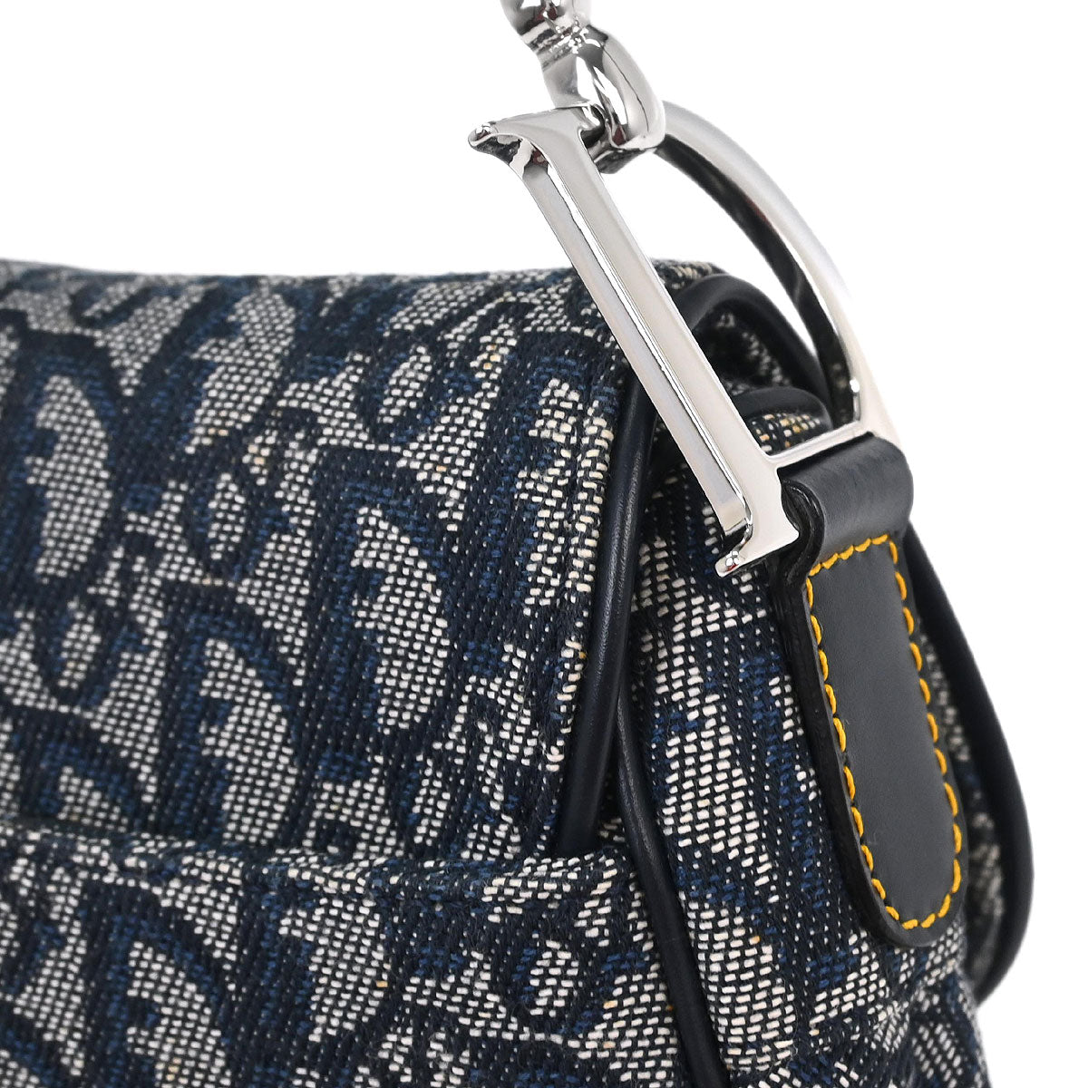 Christian Dior Navy Trotter Saddle Handbag