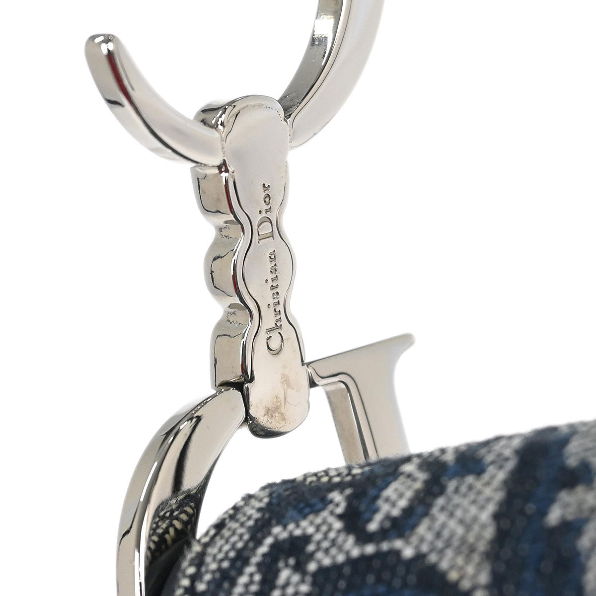 Christian Dior Navy Trotter Saddle Handbag