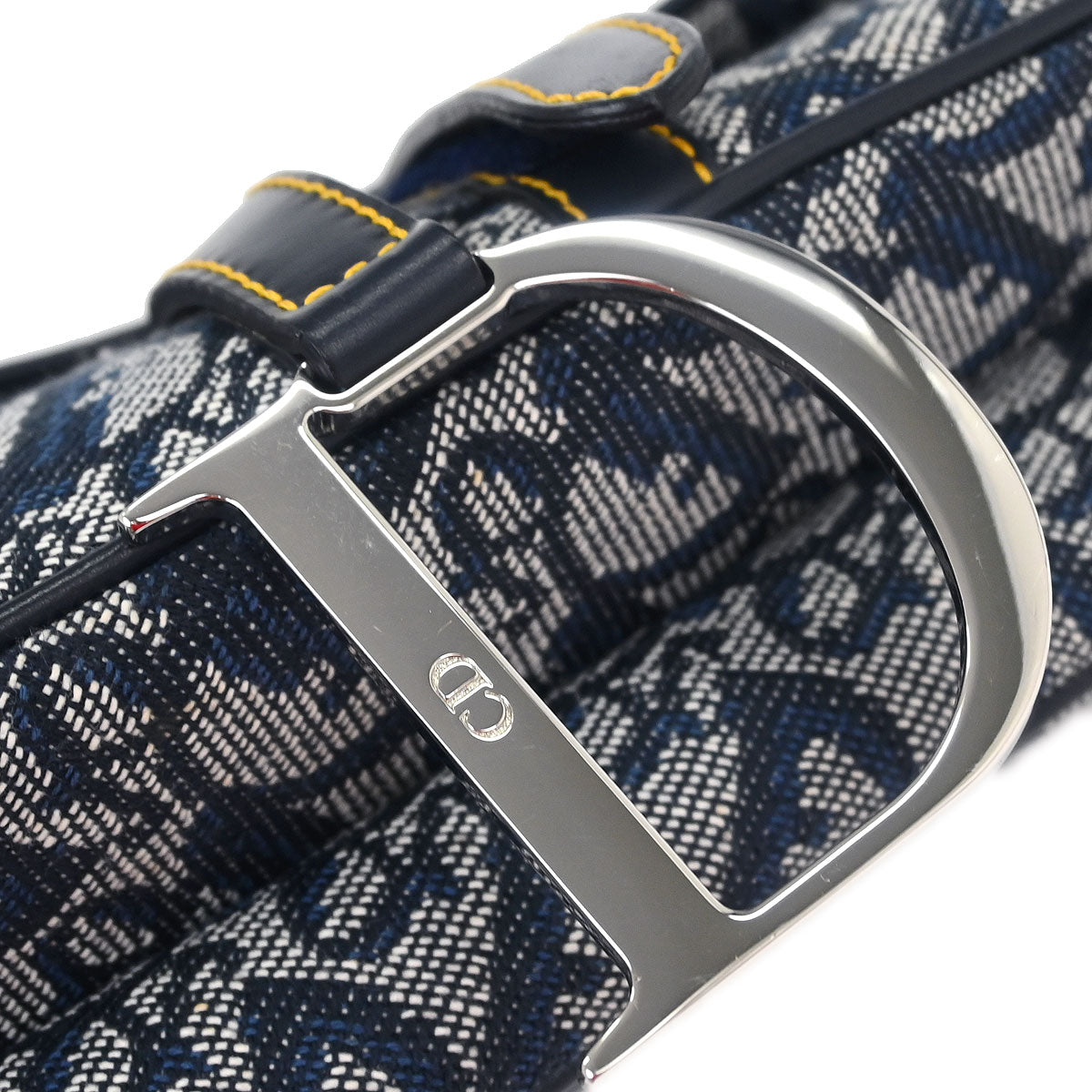 Christian Dior Navy Trotter Saddle Handbag