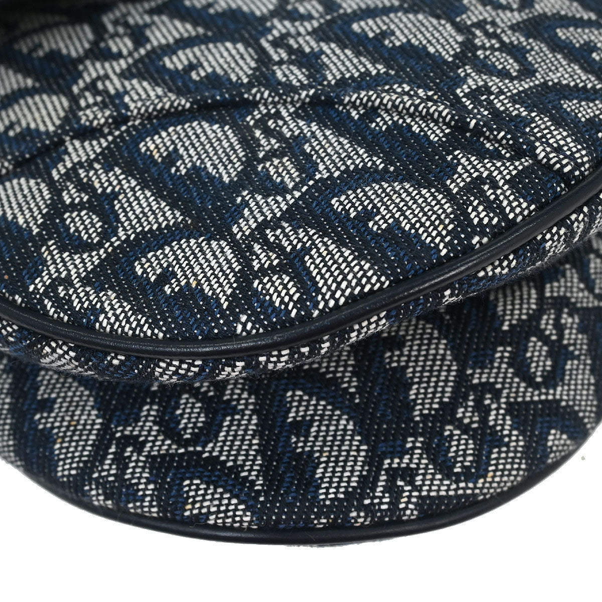 Christian Dior Navy Trotter Saddle Handbag