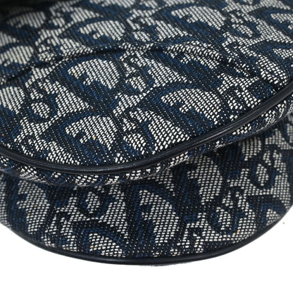 Christian Dior Navy Trotter Saddle Handbag