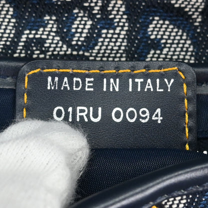 Christian Dior Navy Trotter Saddle Handbag