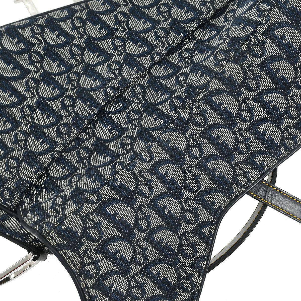 Christian Dior Navy Trotter Saddle Handbag