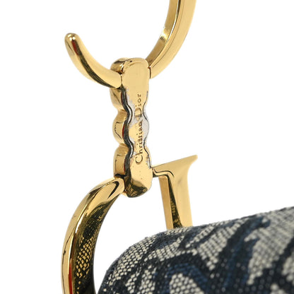 Christian Dior Navy Trotter Saddle Handbag