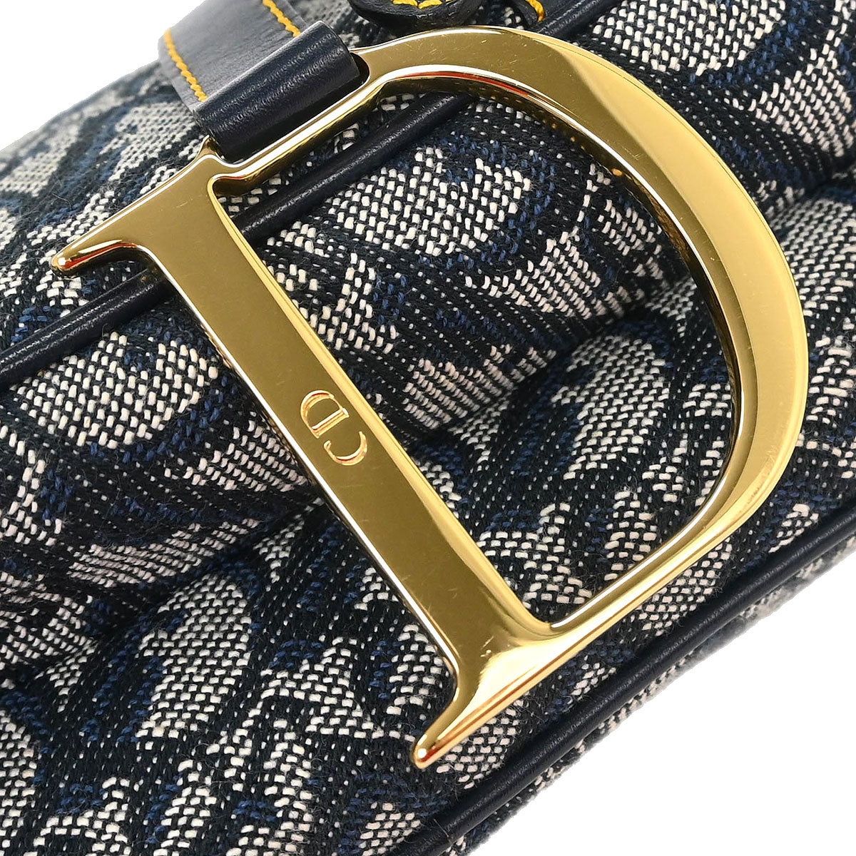 Christian Dior Navy Trotter Saddle Handbag