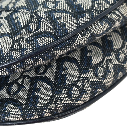 Christian Dior Navy Trotter Saddle Handbag