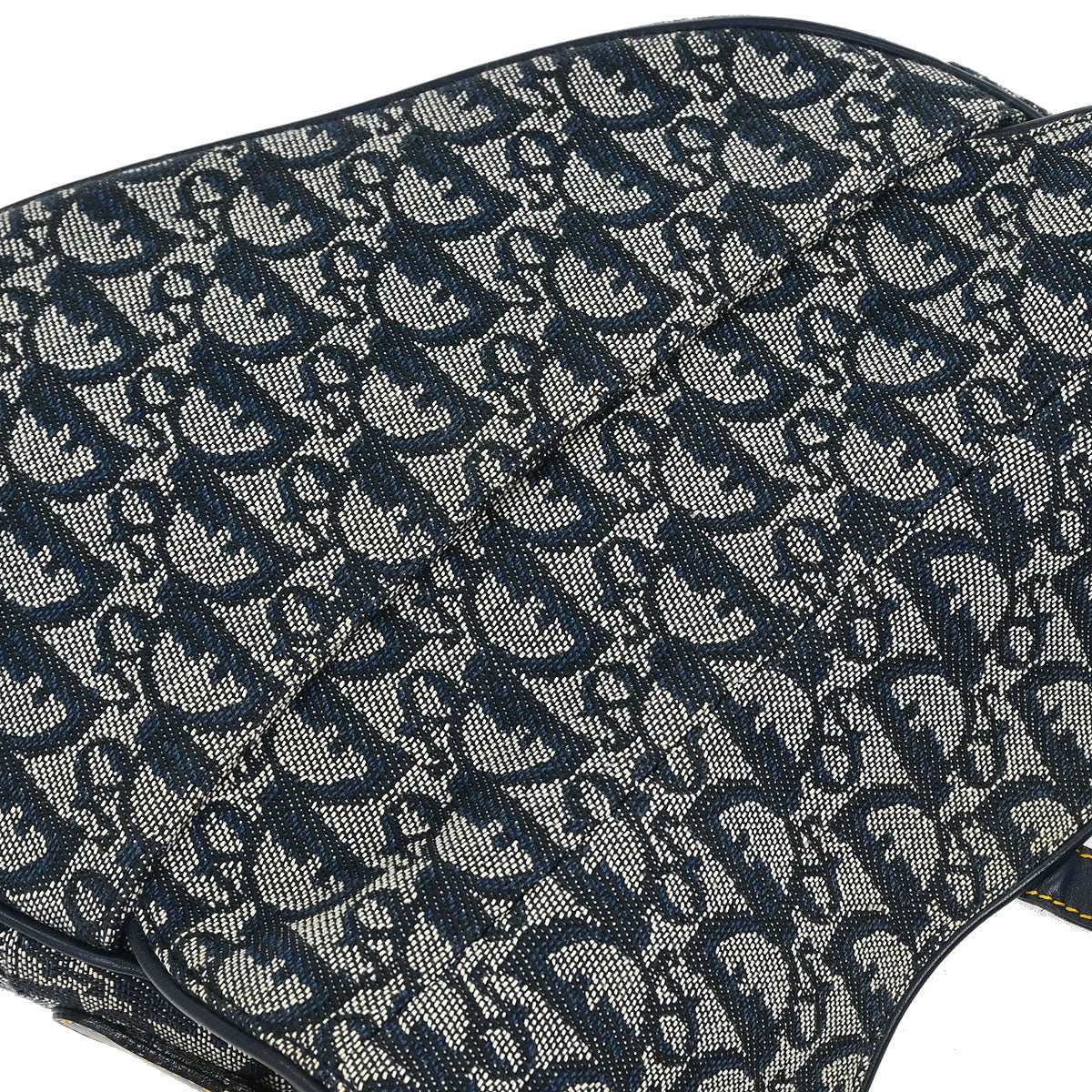 Christian Dior Navy Trotter Saddle Handbag