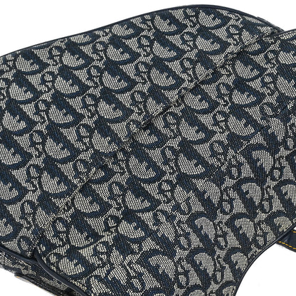 Christian Dior Navy Trotter Saddle Handbag