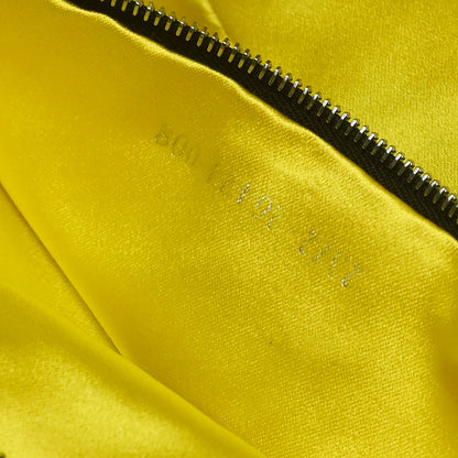 Fendi Navy Denim Beaded Baguette Handbag