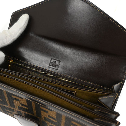 Fendi Brown Zucca Wallet