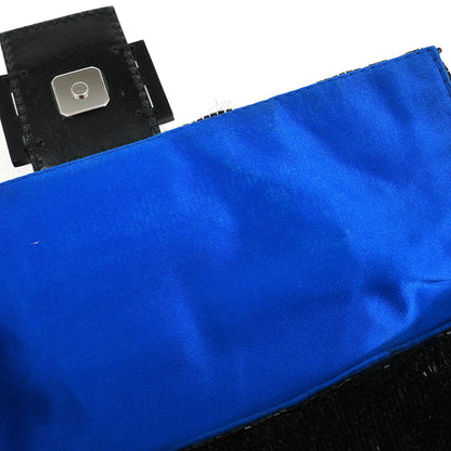 Fendi Black Beads Baguette Handbag