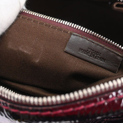 Loewe Bordeaux Patent Leather Amazona 28 Handbag