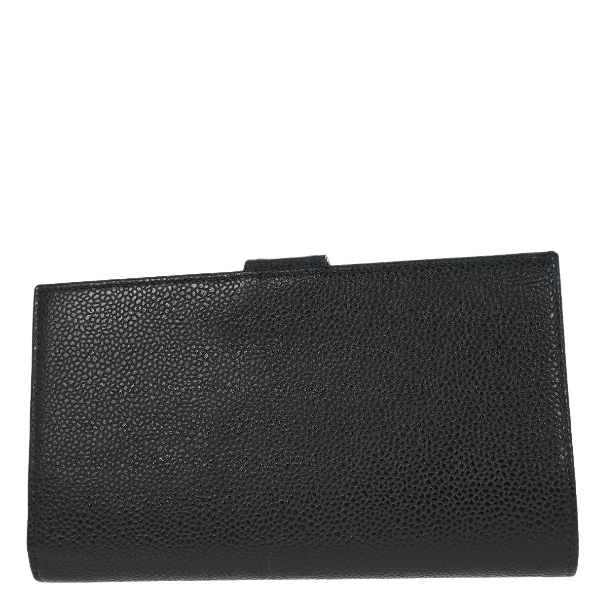 Chanel 2000-2002 Black Caviar Long Wallet