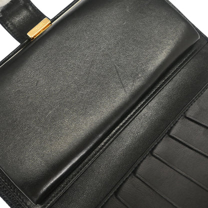 Chanel 2000-2002 Black Caviar Long Wallet