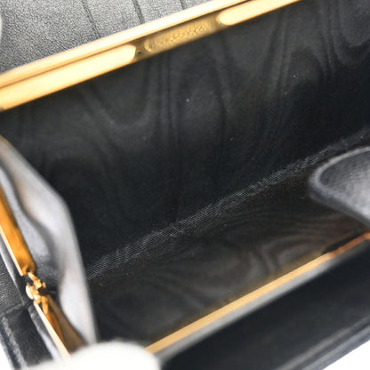 Chanel 2000-2002 Black Caviar Long Wallet