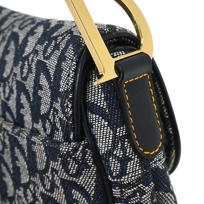 Christian Dior Navy Trotter Saddle Handbag