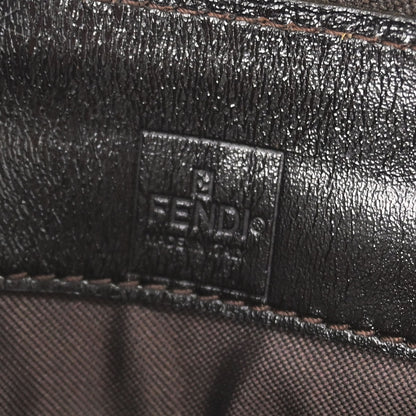 Fendi Beige Zucchino Zip Around Wallet