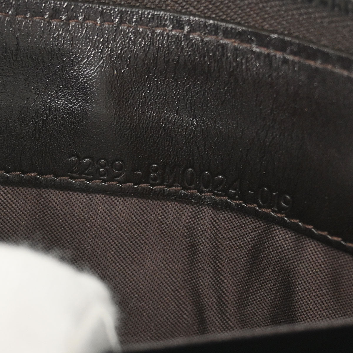 Fendi Beige Zucchino Zip Around Wallet