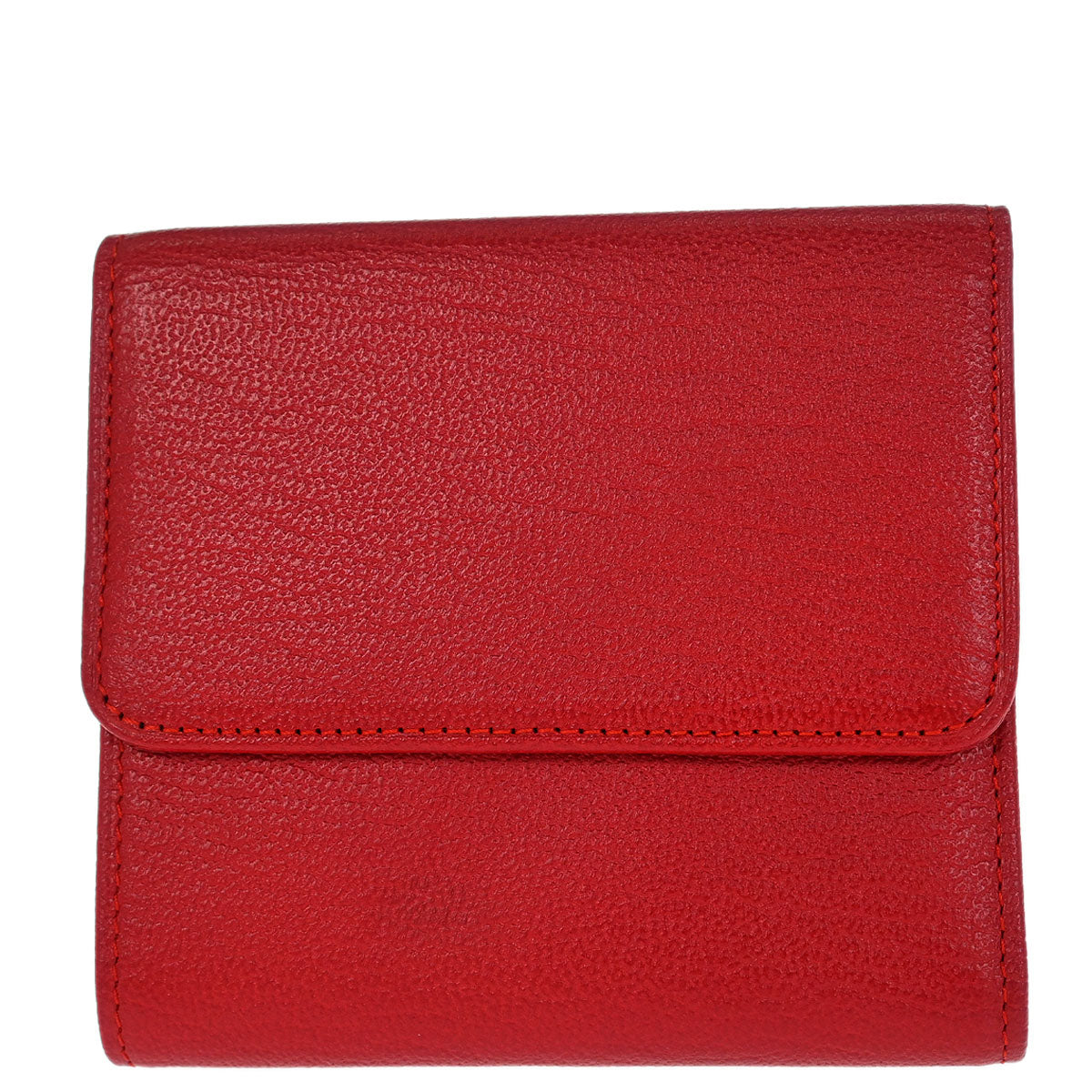 Chanel 2000-2002 Red Bifold Wallet