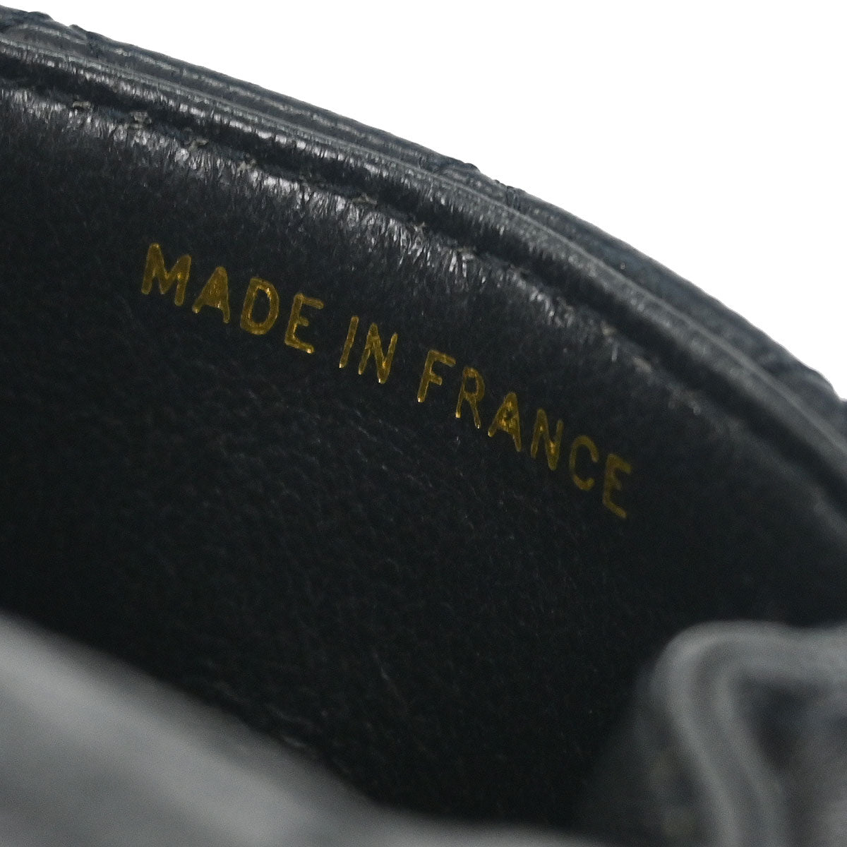 Chanel 1989-1991 Black Lambskin Micro Classic Flap Shoulder Bag Pochette