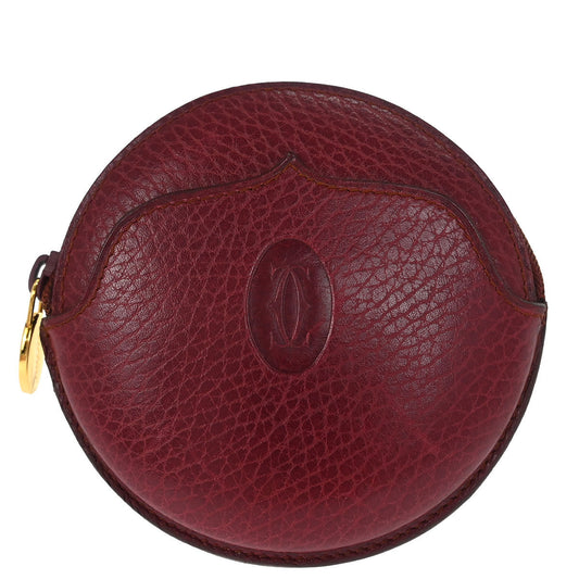 Cartier Bordeaux Coin Purse Wallet